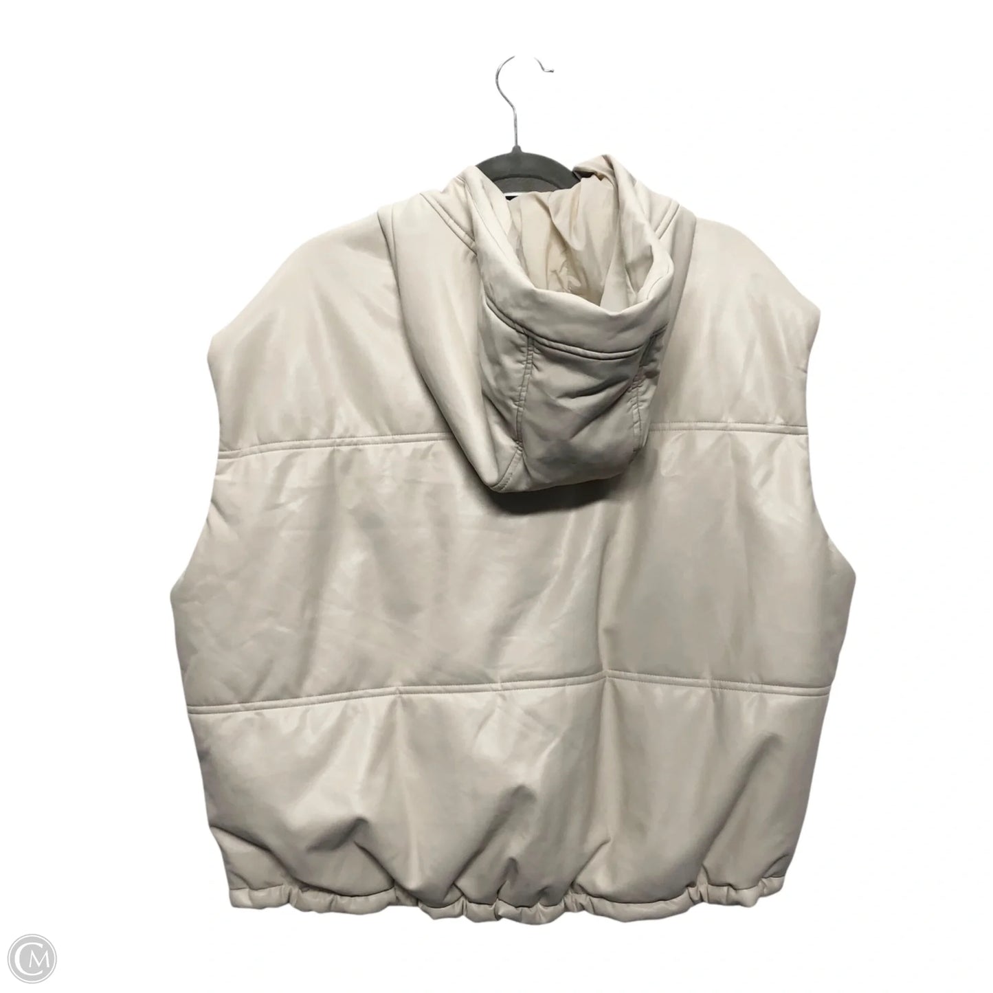 Vest Puffer & Quilted By Cmc In Cream, Size: Osfm