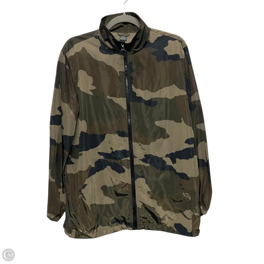 Jacket Windbreaker By Wild Fable In Camouflage Print, Size: Xs