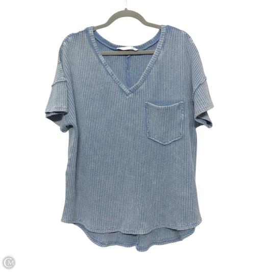 Top Short Sleeve By Altard State In Blue, Size: M