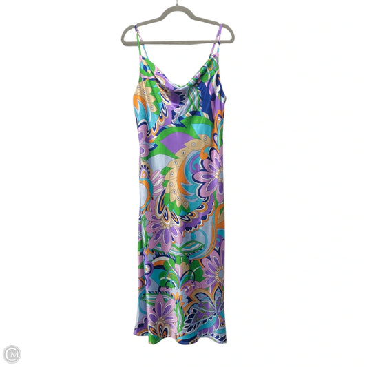 Dress Casual Midi By Emma And Michele In Multi-colored, Size: M