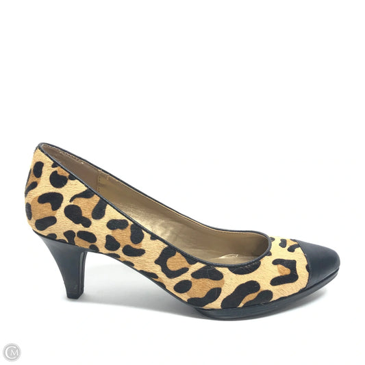Shoes Heels Block By Me Too In Animal Print, Size: 9