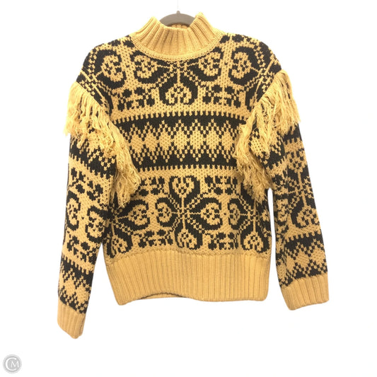 Sweater By English Factory In Black & Tan, Size: S