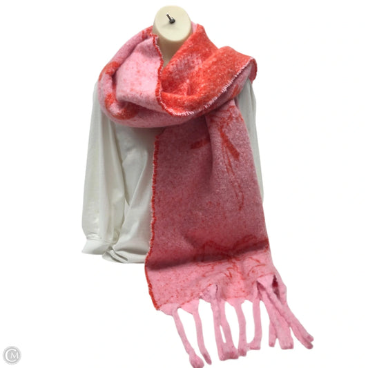 Scarf Winter By Maeve In Orange & Pink