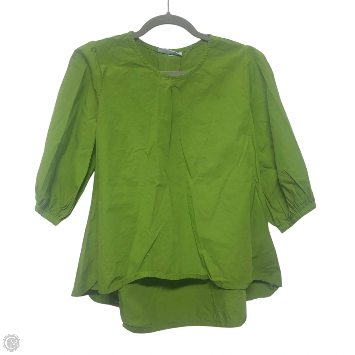 Tunic 3/4 Sleeve By Bryn Walker In Green, Size: Xxs