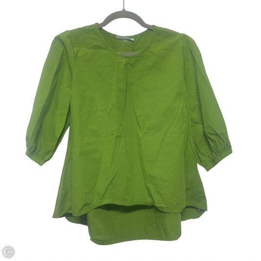 Tunic 3/4 Sleeve By Bryn Walker In Green, Size: Xxs
