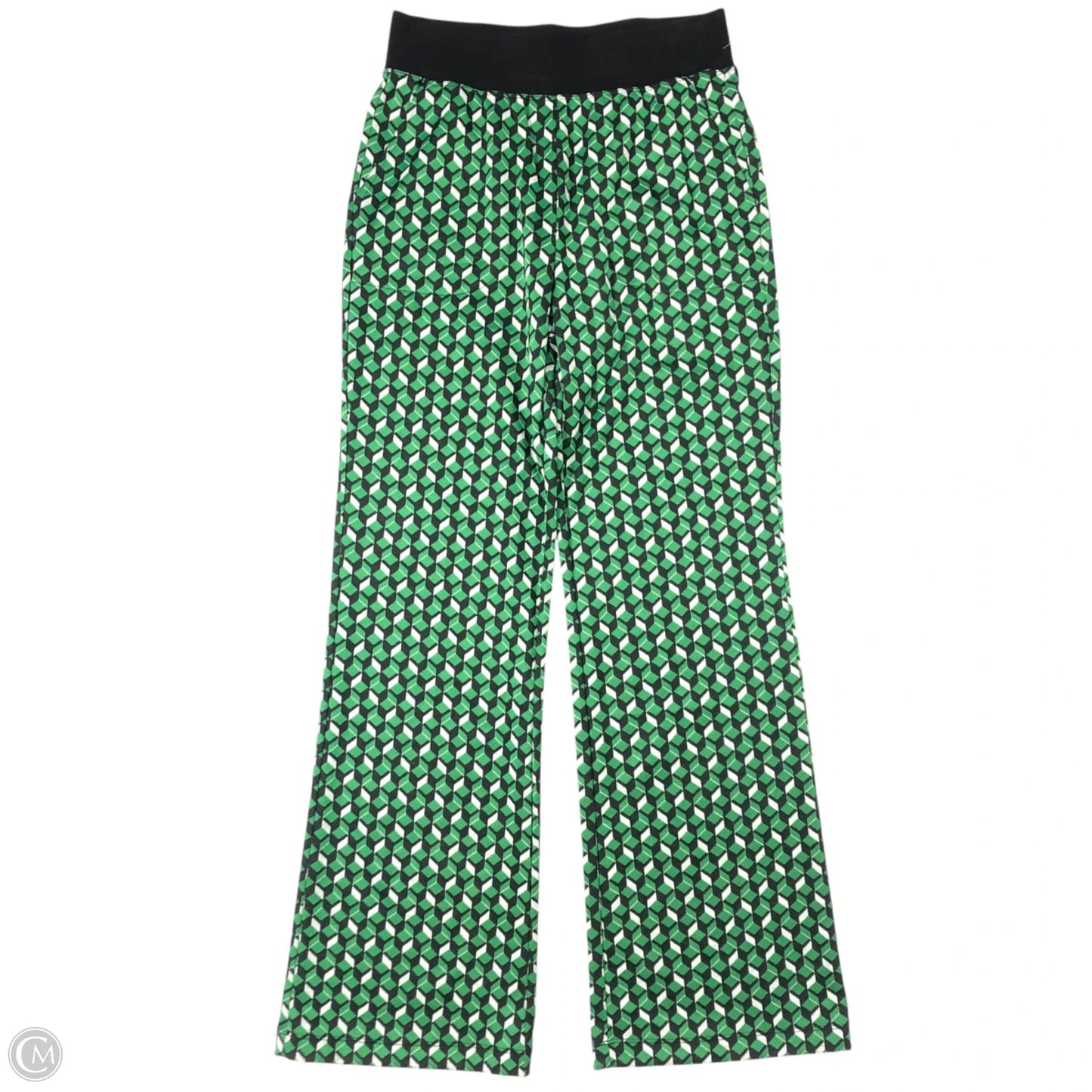 Pants Lounge By Andrew Marc In Black & Green, Size: S