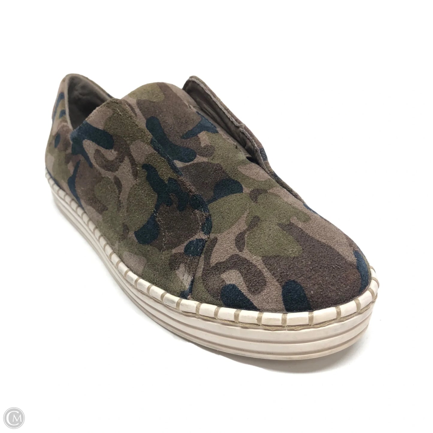 Shoes Sneakers By J Slides In Camouflage Print, Size: 9