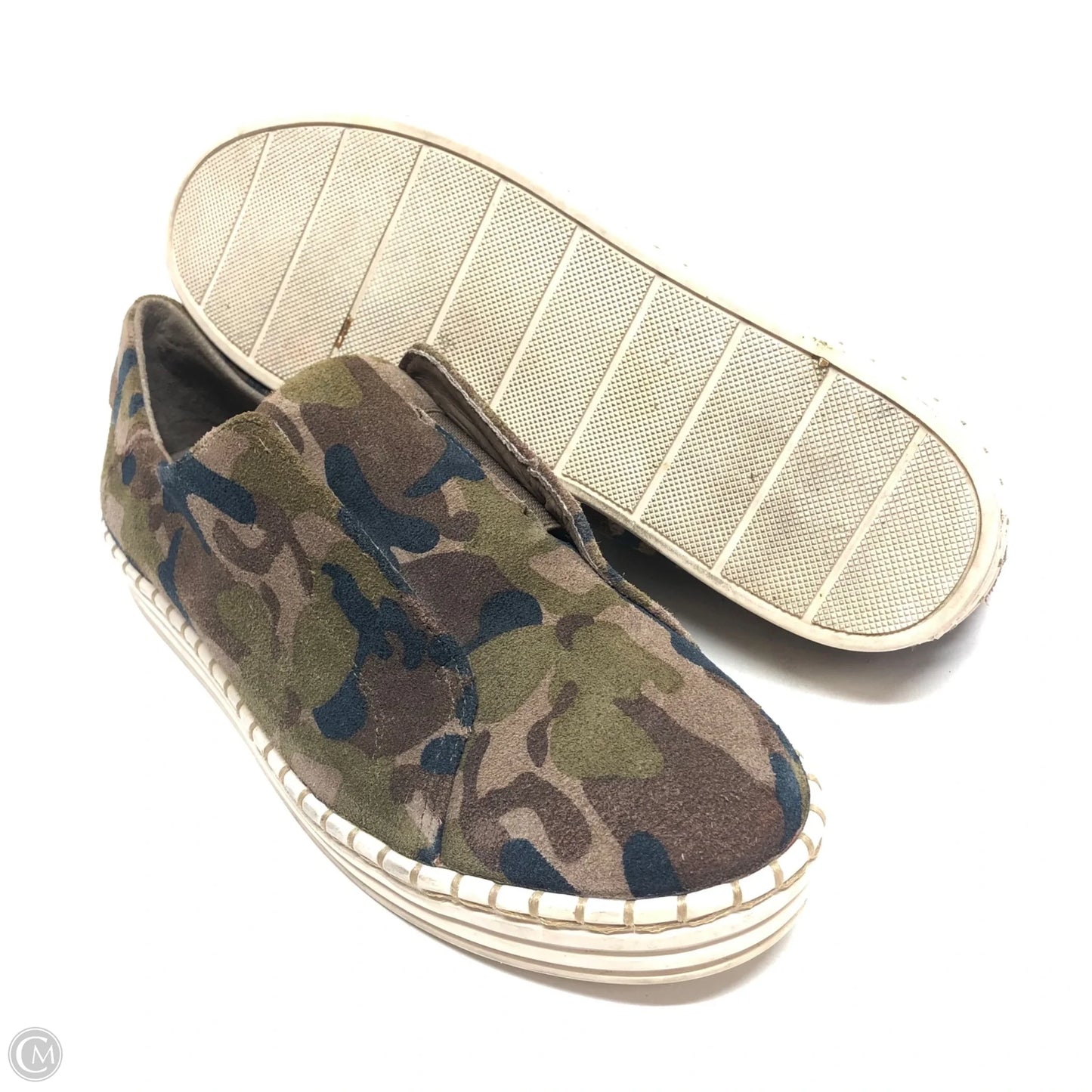 Shoes Sneakers By J Slides In Camouflage Print, Size: 9