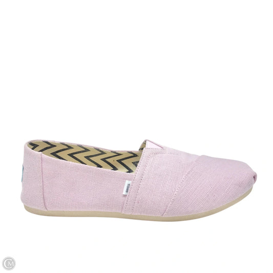 Shoes Flats By Toms In Pink, Size: 11