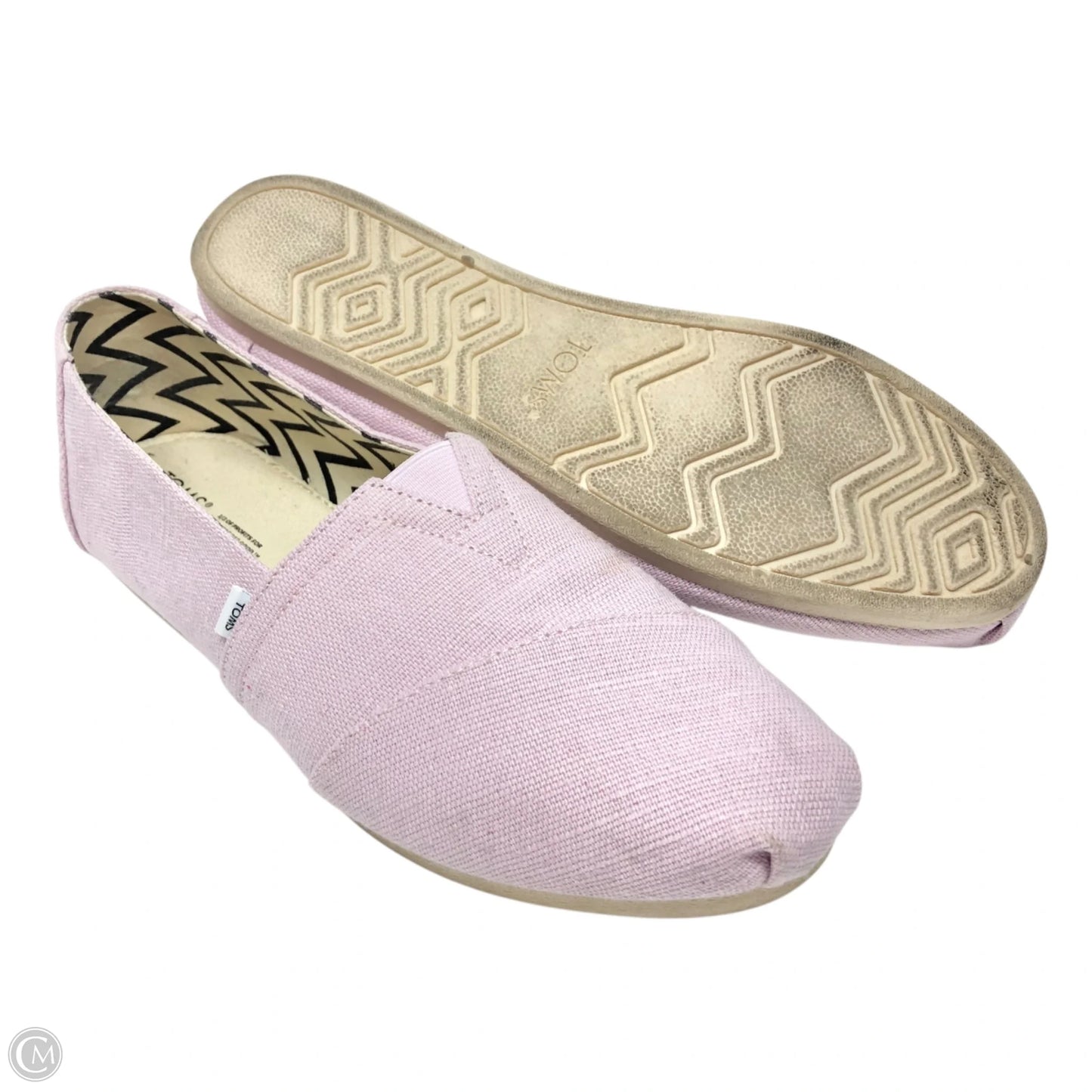 Shoes Flats By Toms In Pink, Size: 11