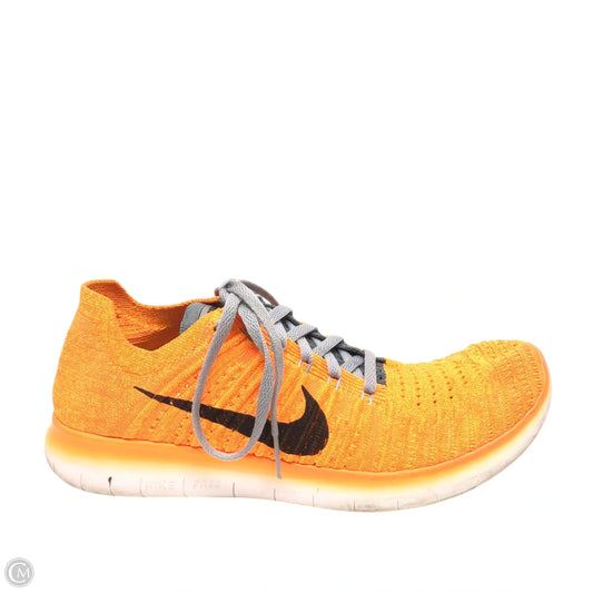 Shoes Athletic By Nike In Orange, Size: 10