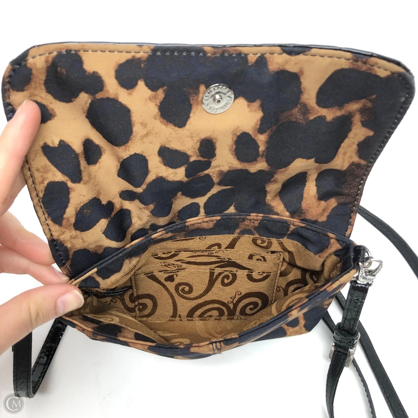 Crossbody Leather By Brighton, Size: Small