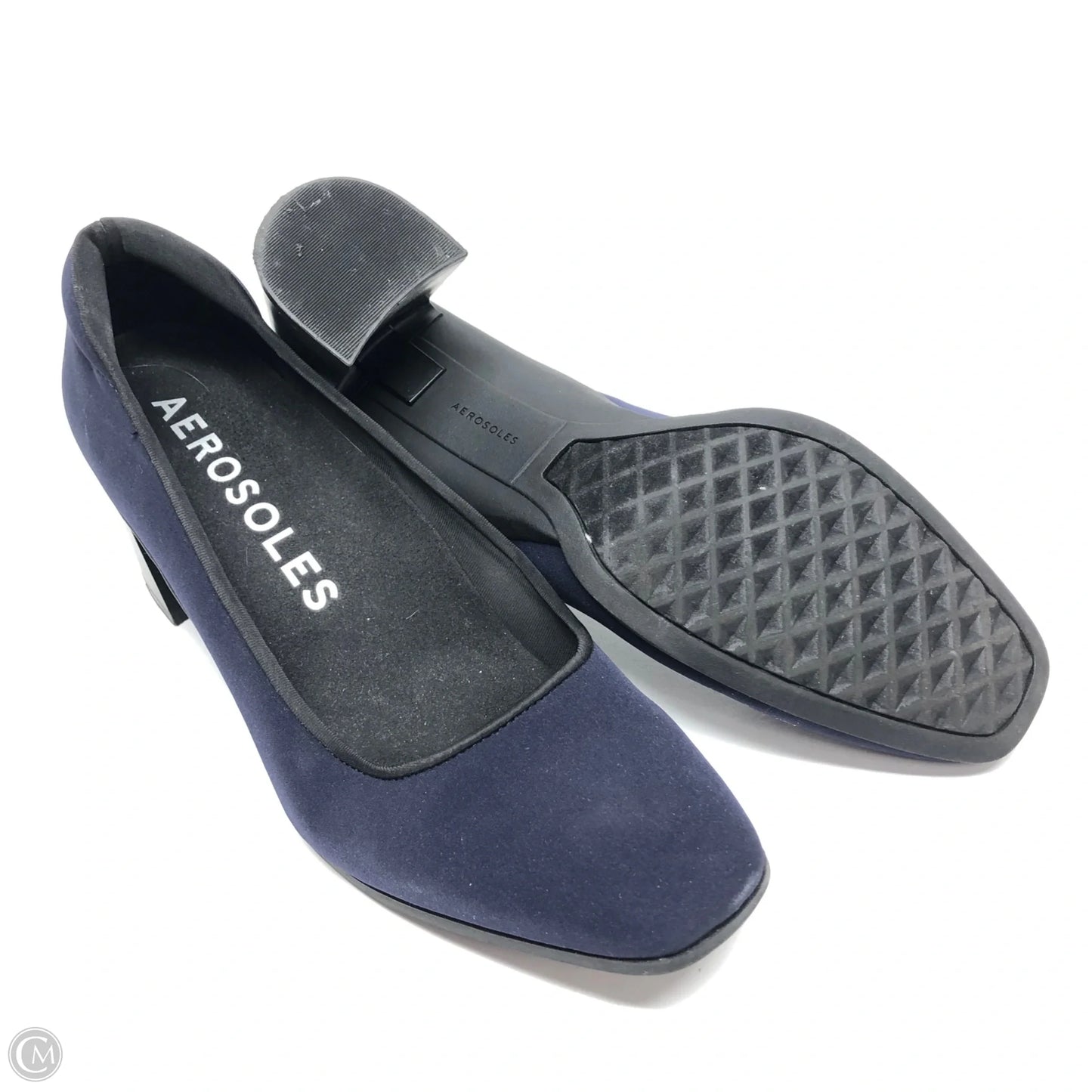 Shoes Heels Block By Aerosoles In Navy, Size: 11