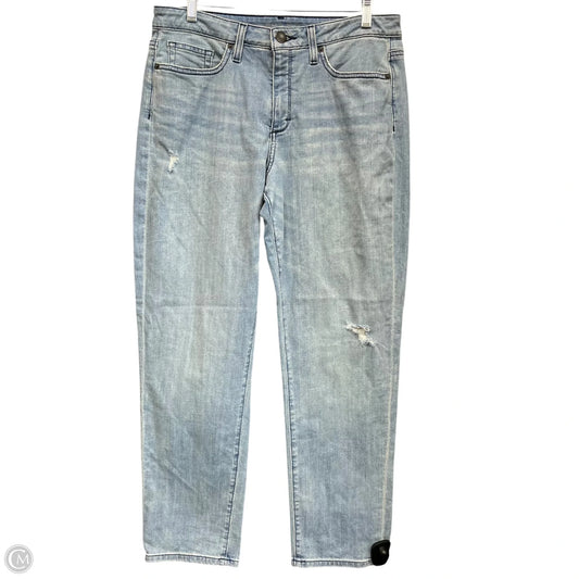 Jeans Straight By Spanx In Blue Denim, Size: 8