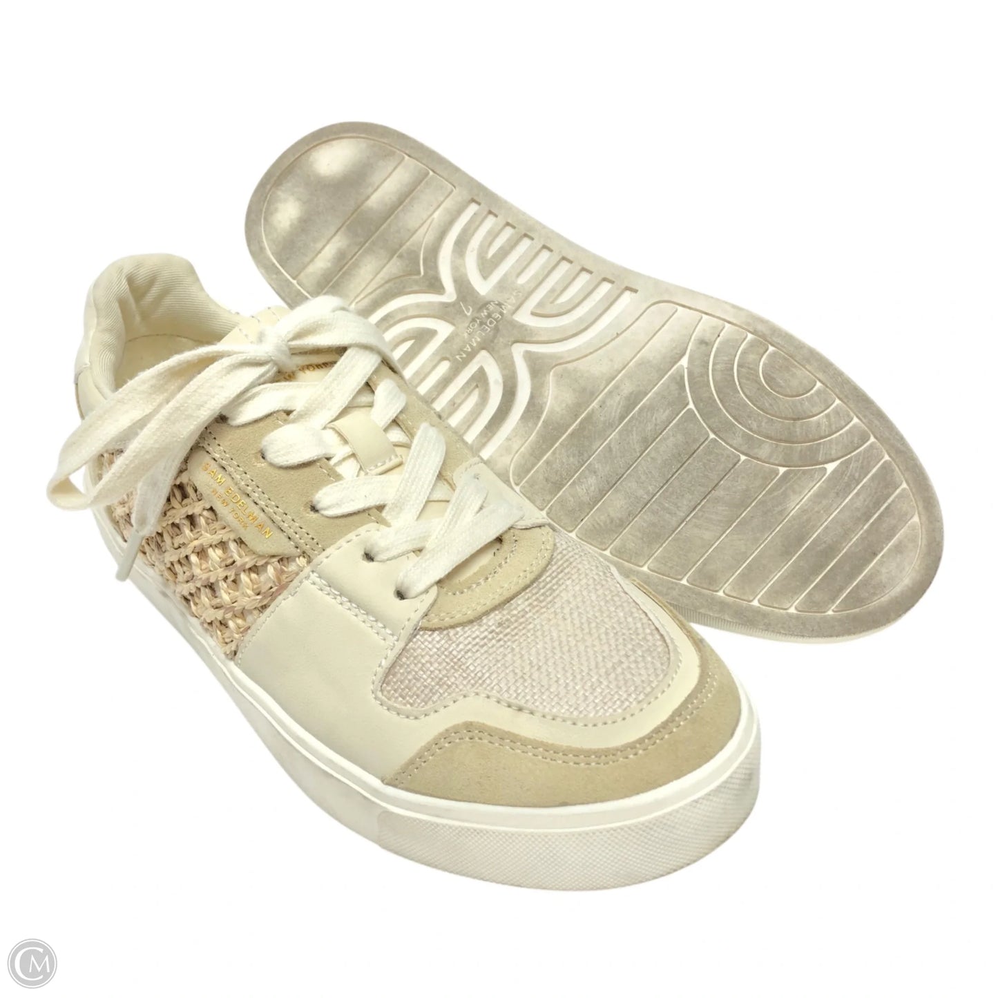 Shoes Sneakers By Sam Edelman In Beige, Size: 7