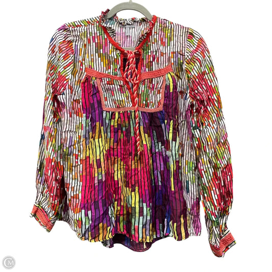Blouse Long Sleeve By Conditions Apply In Multi-colored, Size: Xs