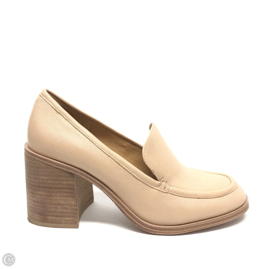 Shoes Heels Block By Crown Vintage In Tan, Size: 8.5
