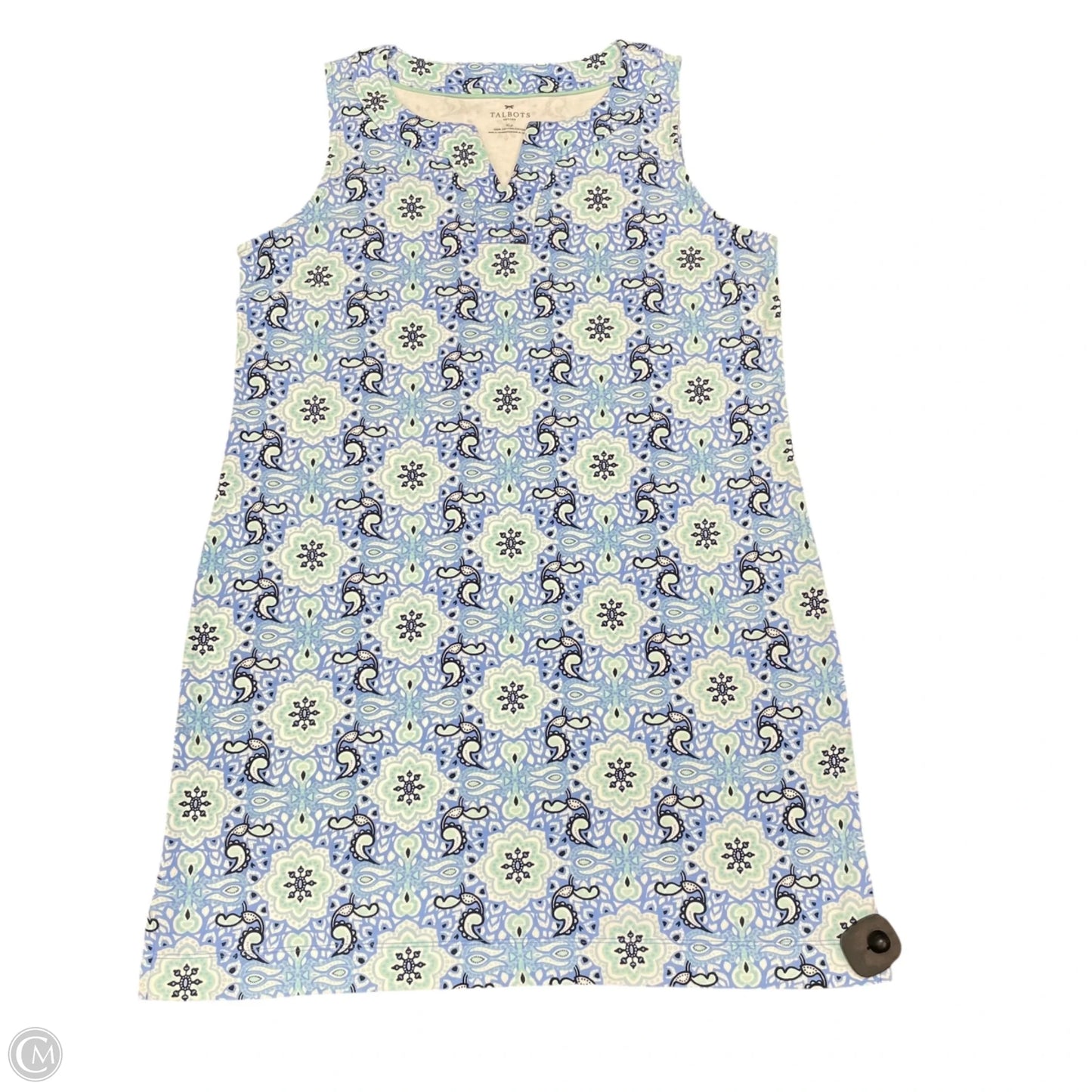 Dress Casual Short By Talbots In Blue & White, Size: Xlp