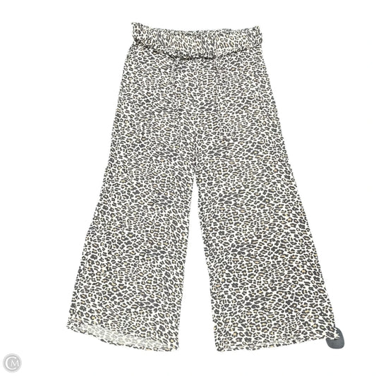 Pants Wide Leg By C And C In Animal Print, Size: M