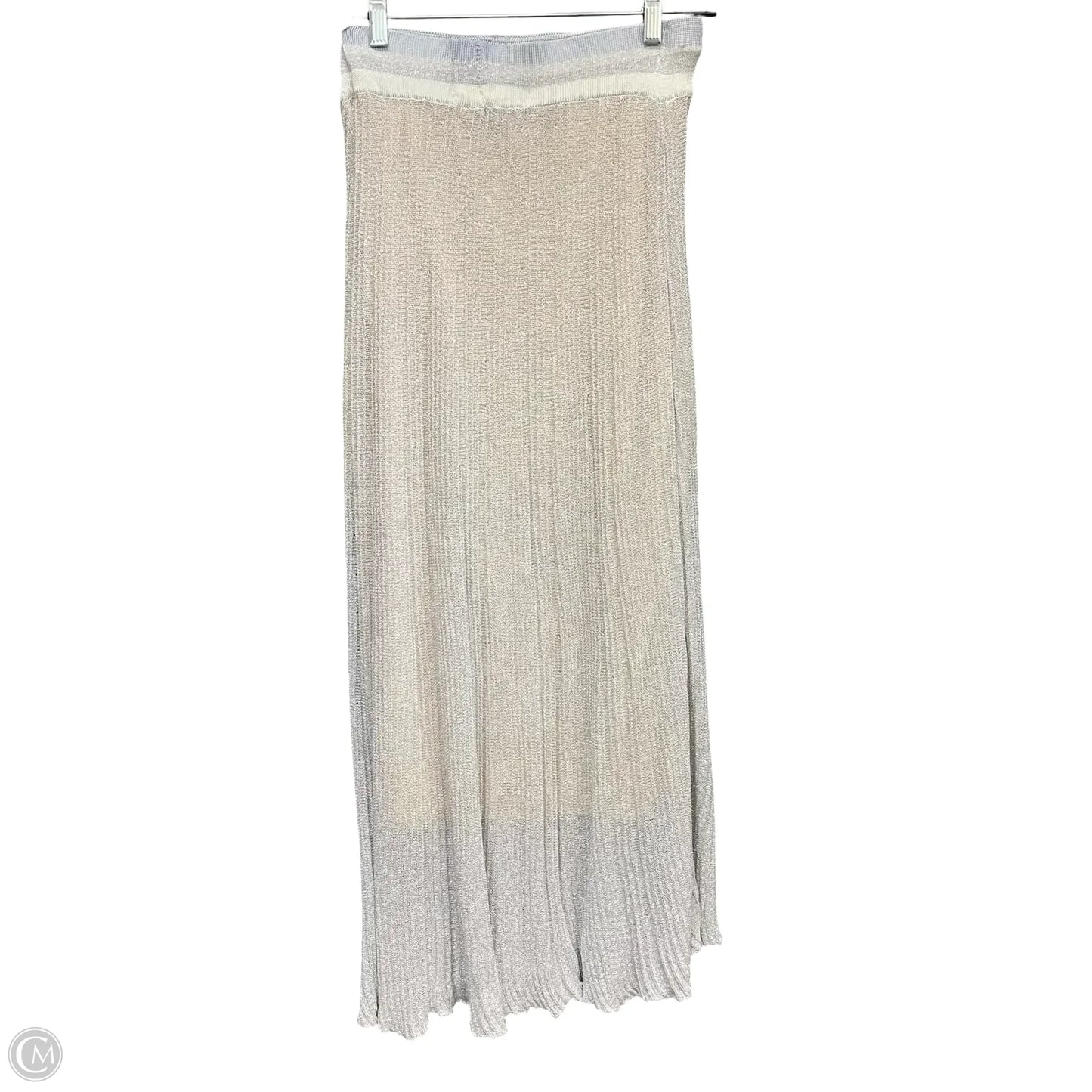 Skirt Maxi By Clothes Mentor In Silver, Size: S