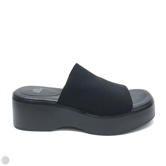 Sandals Heels Platform By Wild Fable In Black, Size: 8.5