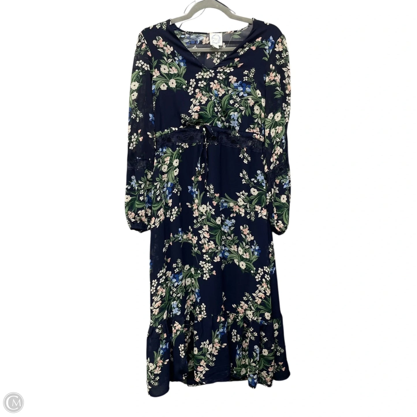 Dress Casual Maxi By Blue Rain In Floral Print, Size: S