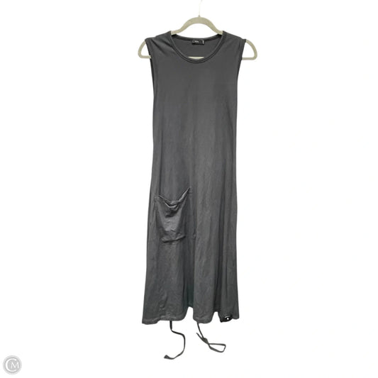 Dress Casual Midi By Joseph In Grey, Size: Medium