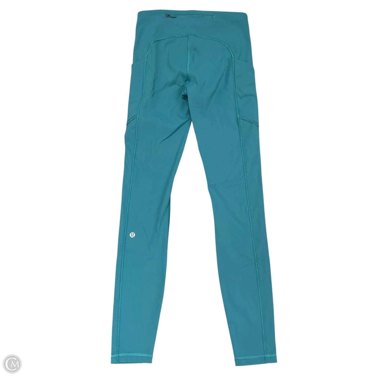 Athletic Leggings By Lululemon In Blue & Green, Size: 4