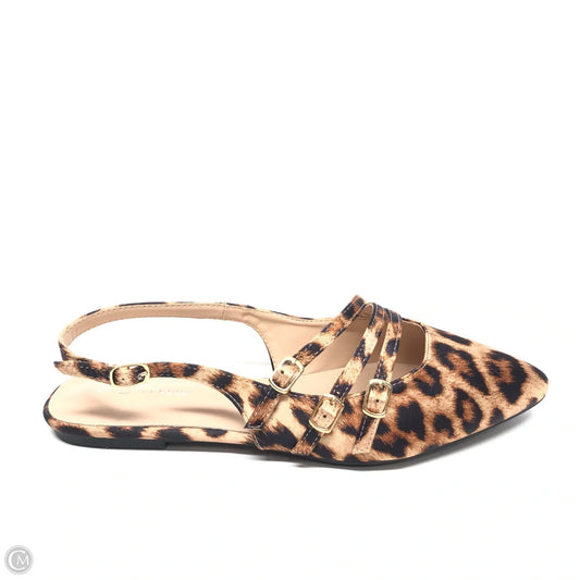 Shoes Flats By Forever In Animal Print, Size: 10