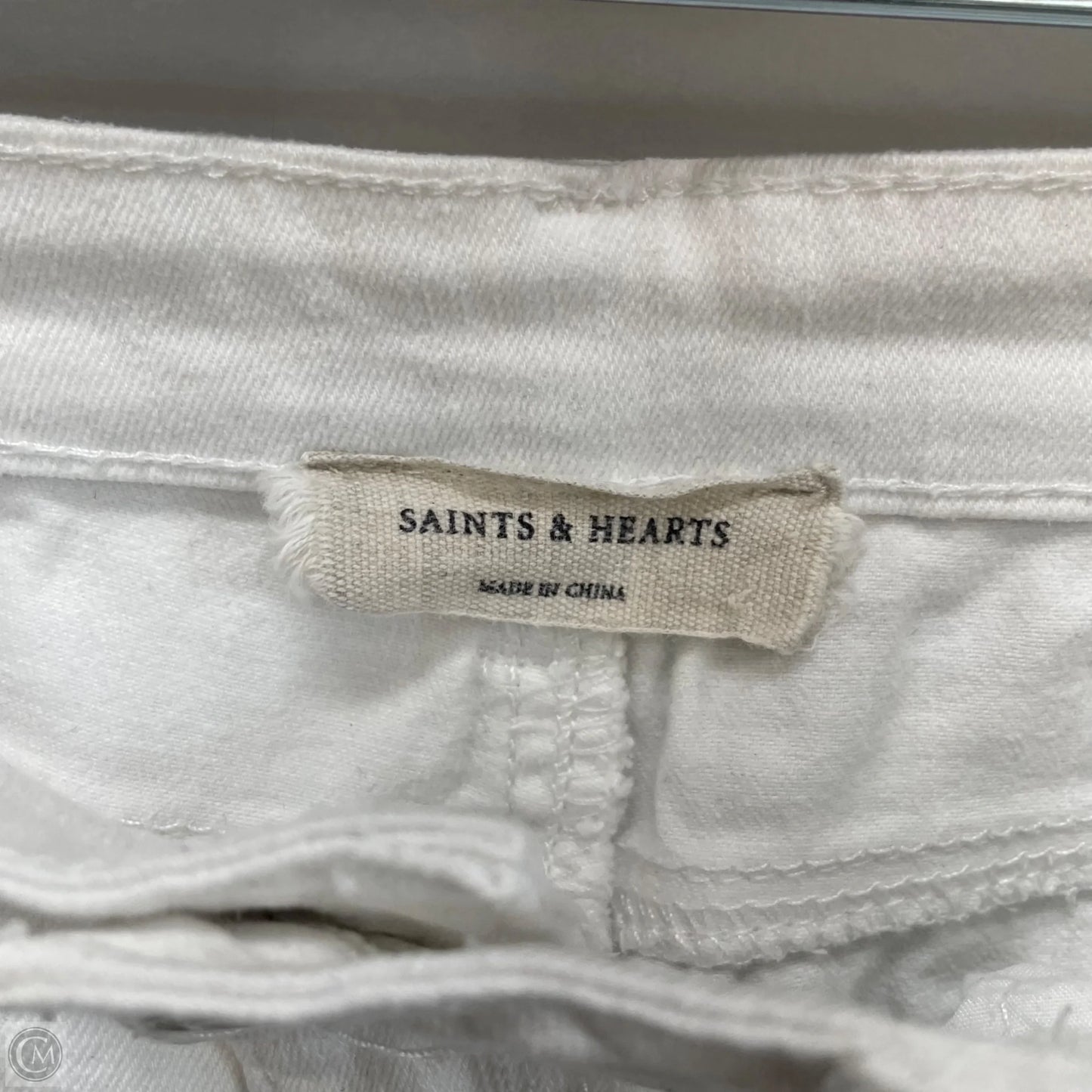Jeans Flared By Clothes Mentor In White, Size: M