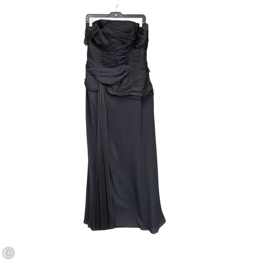 Dress Party Midi By Vera Wang In Black, Size: 14