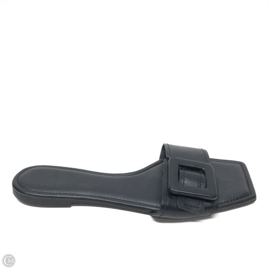 Sandals Flats By Gianni Bini In Black, Size: 11