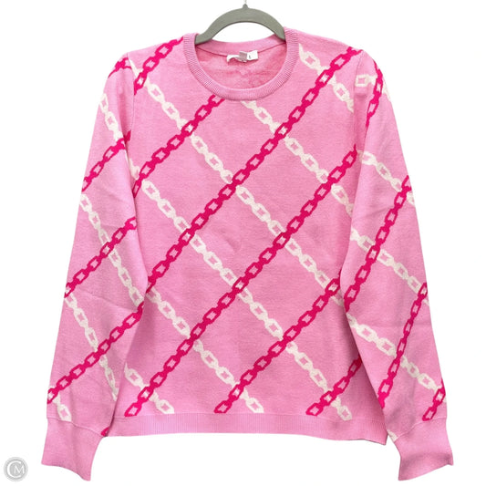Sweater By Thml In Pink, Size: L