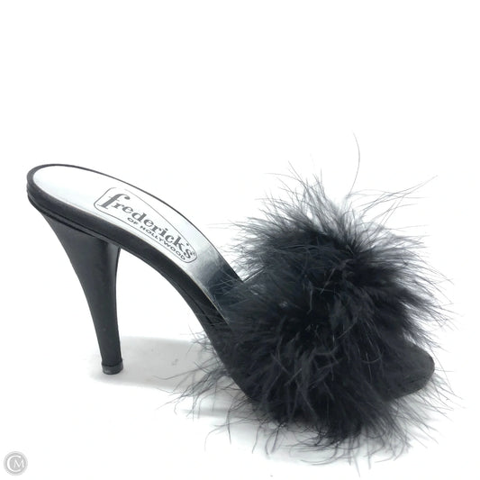 Sandals Heels Block By Cmc In Black, Size: 7