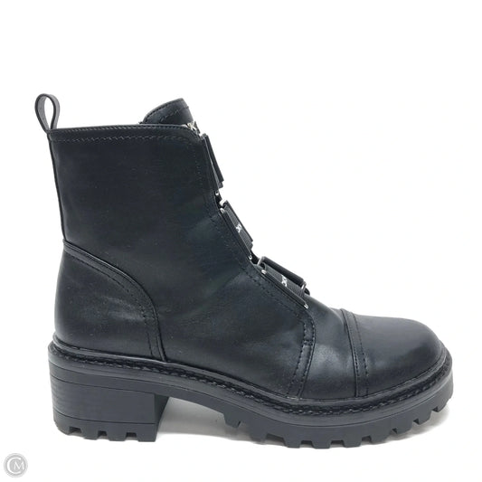Boots Ankle Heels By Dkny In Black, Size: 9.5