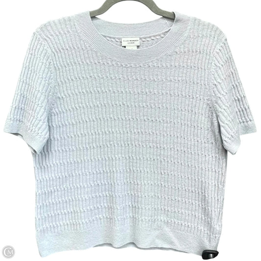 Sweater Short Sleeve By Club Monaco In Blue, Size: L