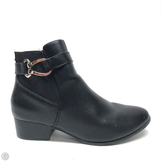 Boots Ankle Heels By Karen Scott In Black, Size: 8