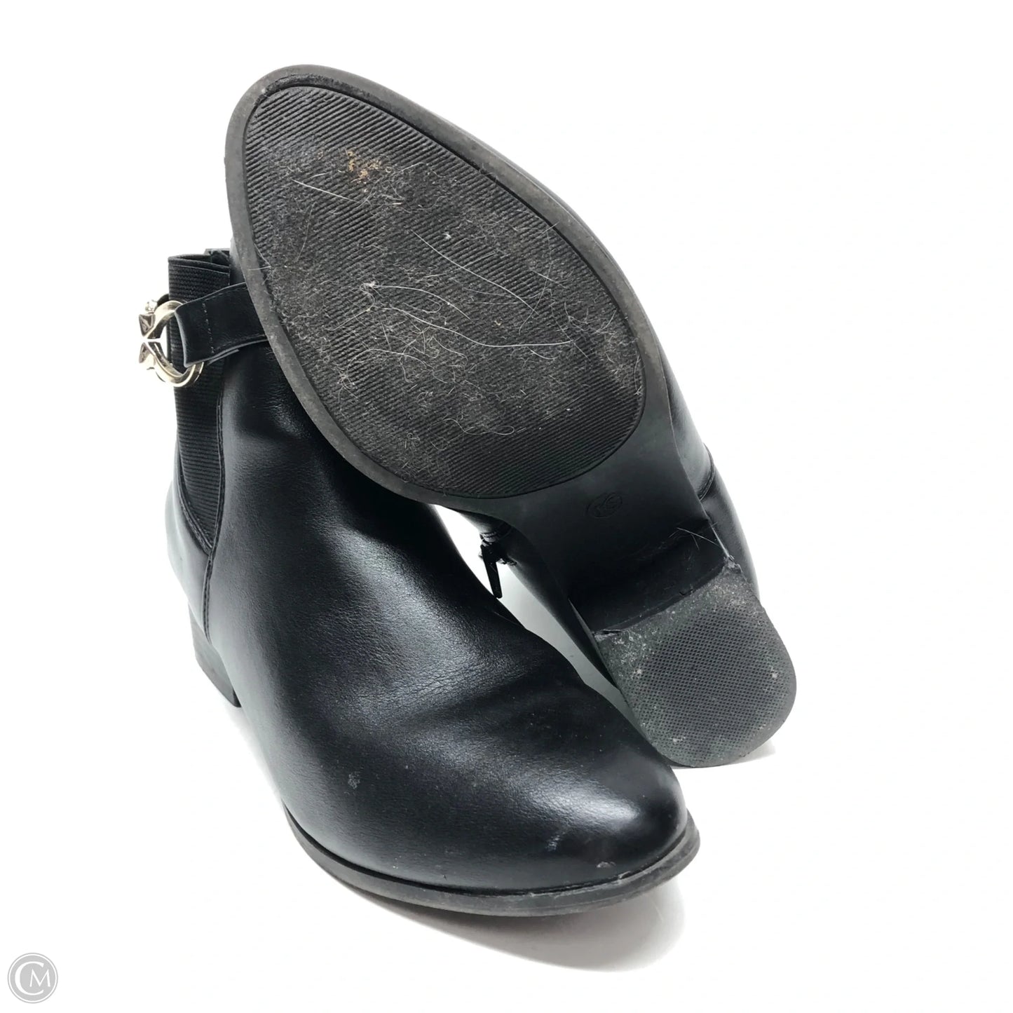 Boots Ankle Heels By Karen Scott In Black, Size: 8