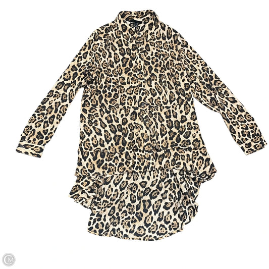 Tunic Long Sleeve By Lane Bryant In Animal Print, Size: 20
