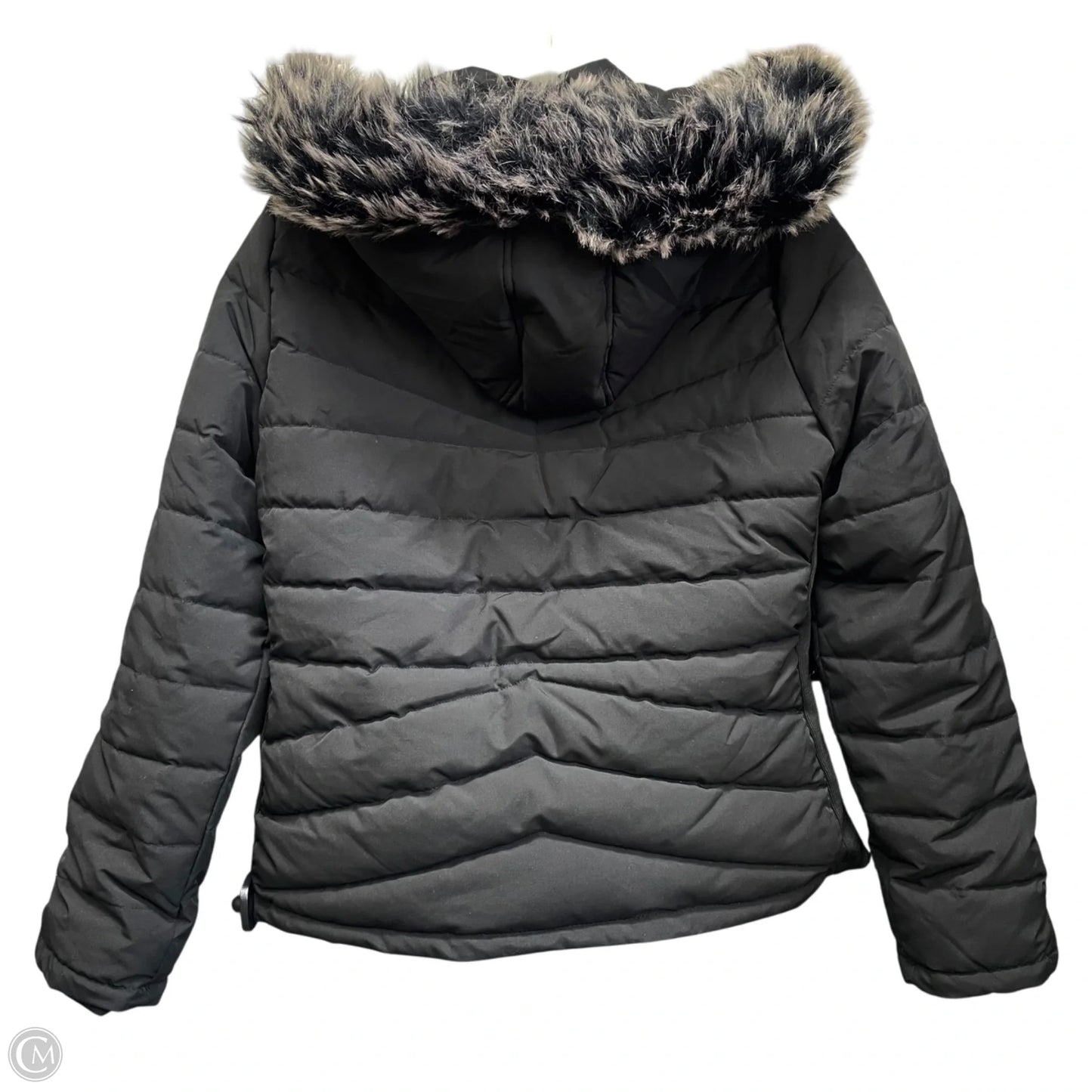 Jacket Puffer & Quilted By Clothes Mentor In Black, Size: L