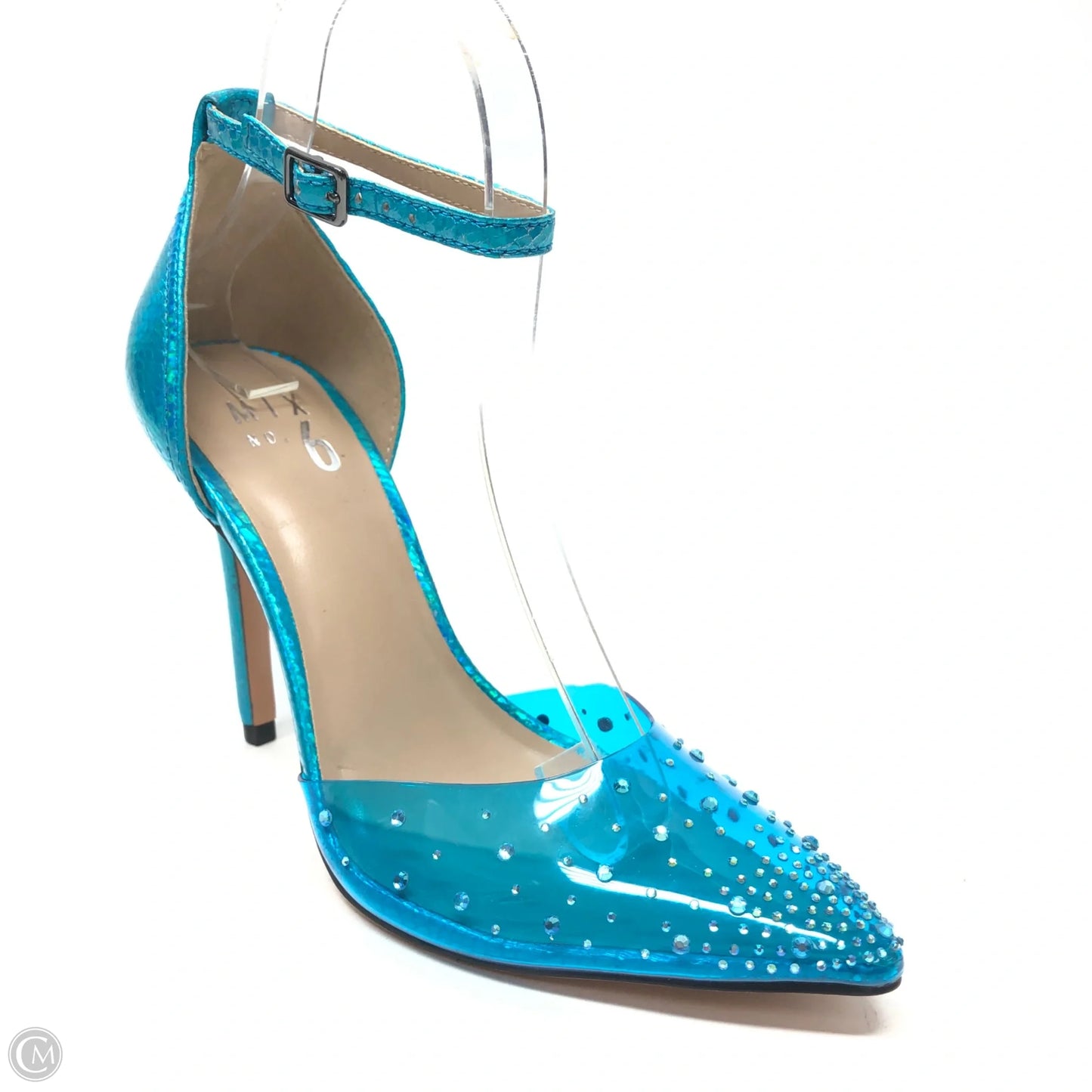 Shoes Heels Stiletto By Mix No 6 In Blue, Size: 7
