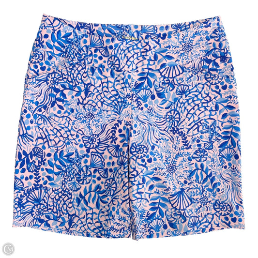 Shorts Designer By Lilly Pulitzer In Blue & Pink, Size: 12