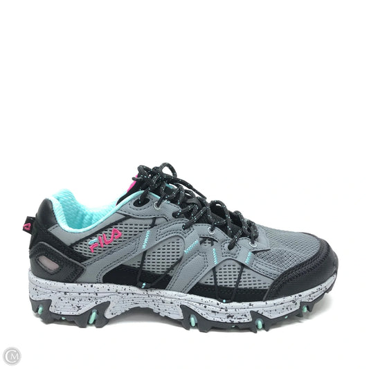 Shoes Athletic By Fila In Grey, Size: 7.5