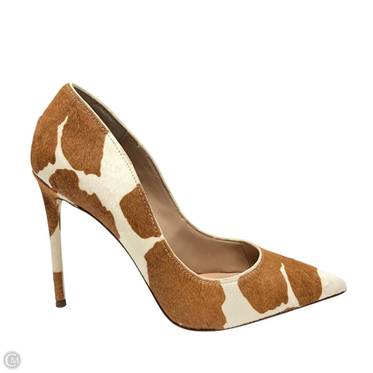 Sandals Heels Stiletto By Steve Madden In Cream & Tan, Size: 8.5