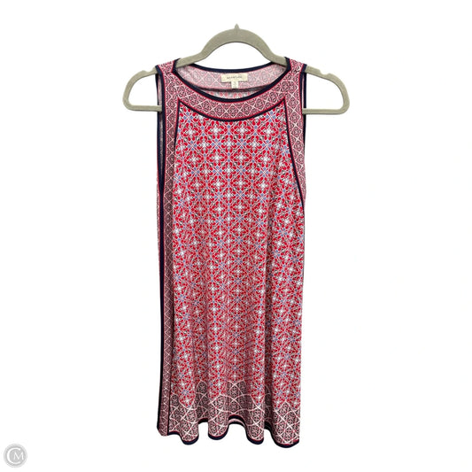 Dress Casual Short By Max Studio In Blue & Red & White, Size: S