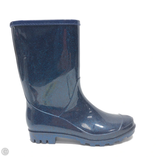 Boots Rain By Cme In Black & Blue, Size: 7.5