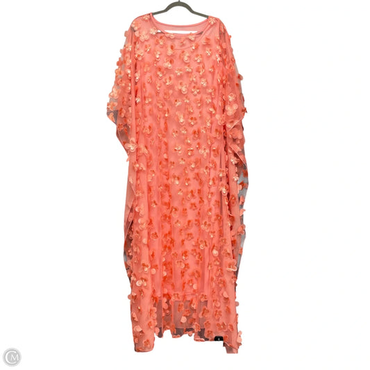 Dress Casual Midi By Clothes Mentor In Orange, Size: Xl