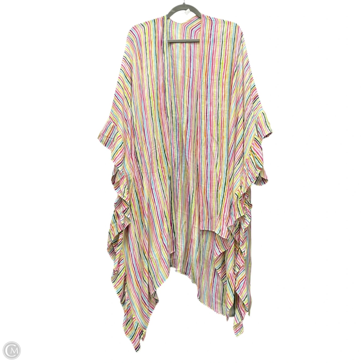 Kimono By Clothes Mentor In Multi-colored, Size: Osfm