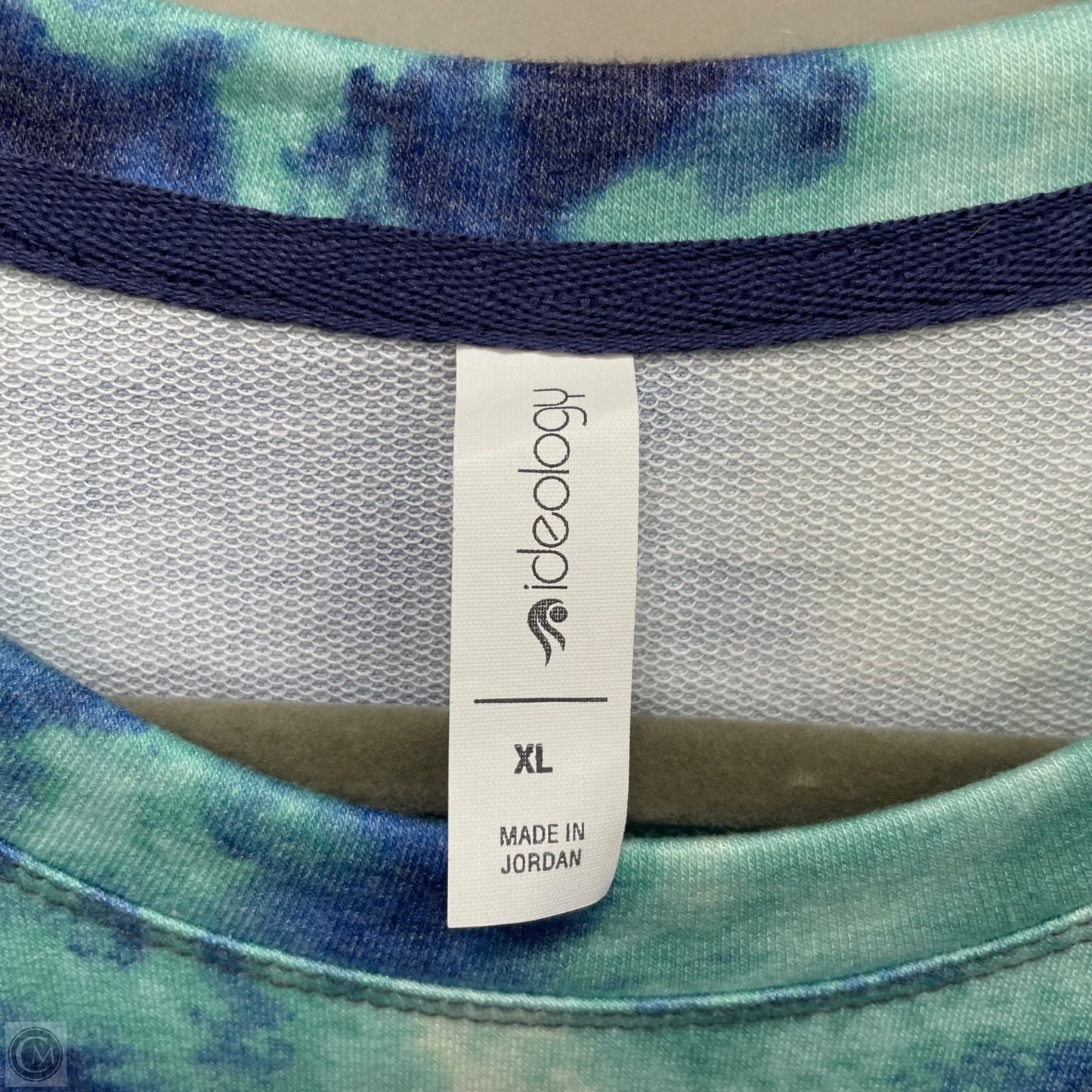 Sweatshirt Crewneck By Ideology In Blue & Green, Size: Xl