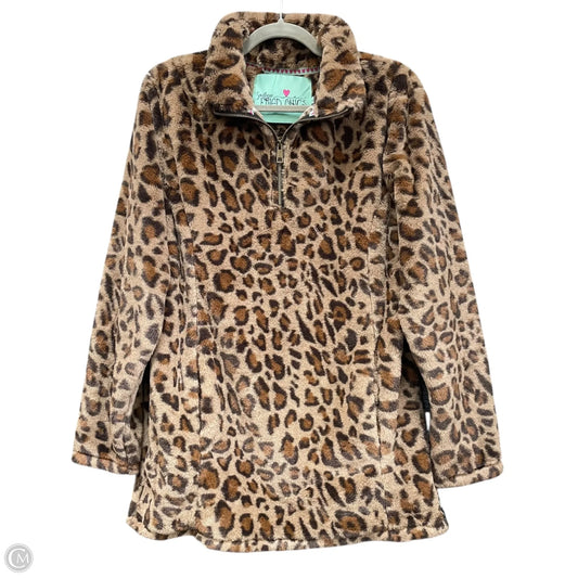 Sweater By Clothes Mentor In Animal Print, Size: M